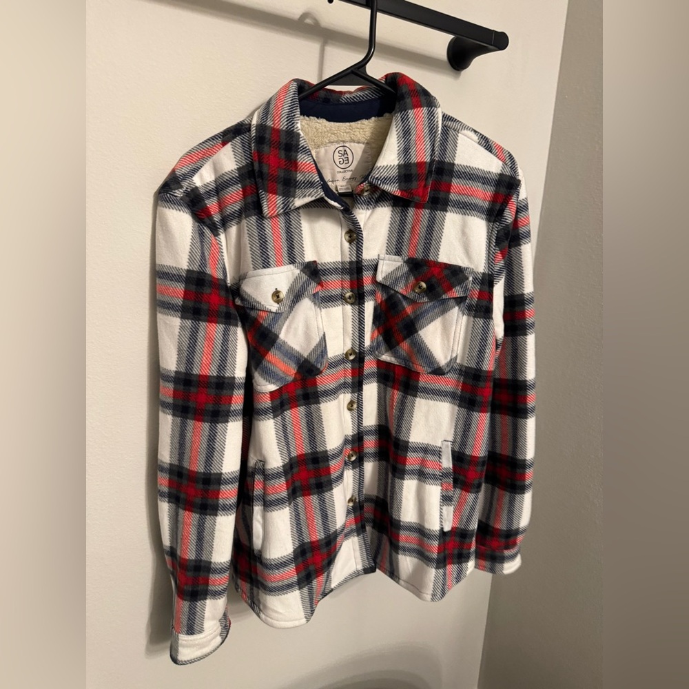 Sherpa lined shacket